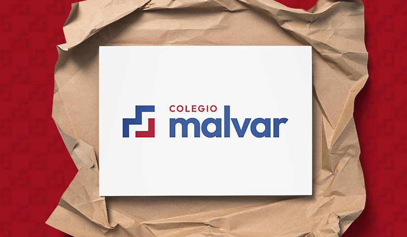 Colegio Malvar · Nueva imagen corporativa del centro